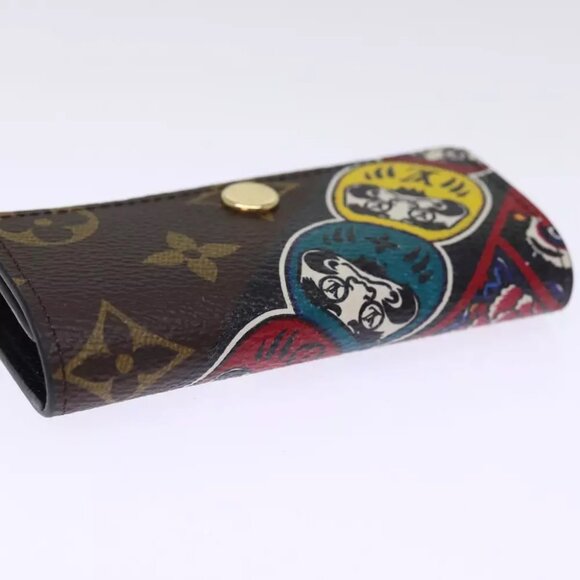 LOUIS VUITTON Monogram Kabuki Daruma Multicles 4 Key Case - Picture 3 of 7